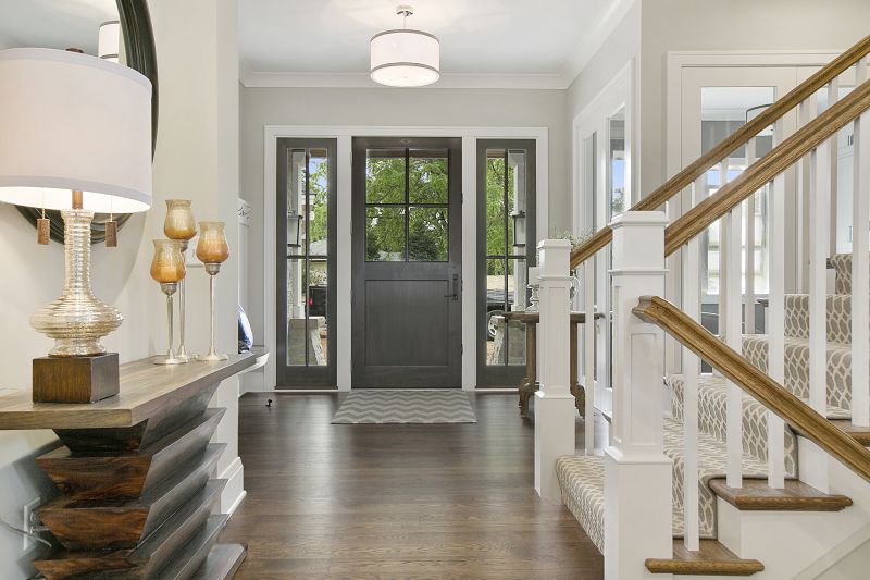 Elegant Stained Entry Door
