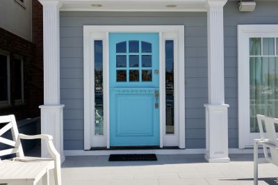 Colorful Door Staining
